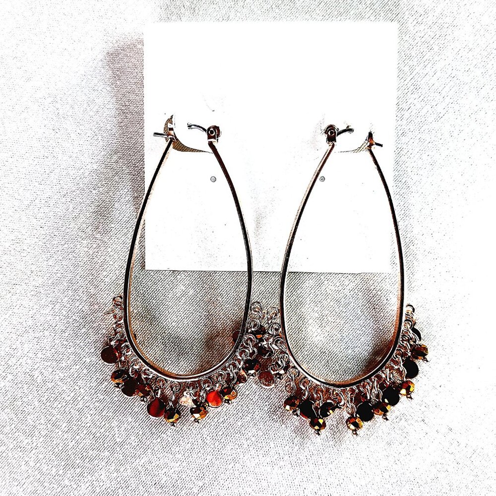 New Gold Tear Earrings